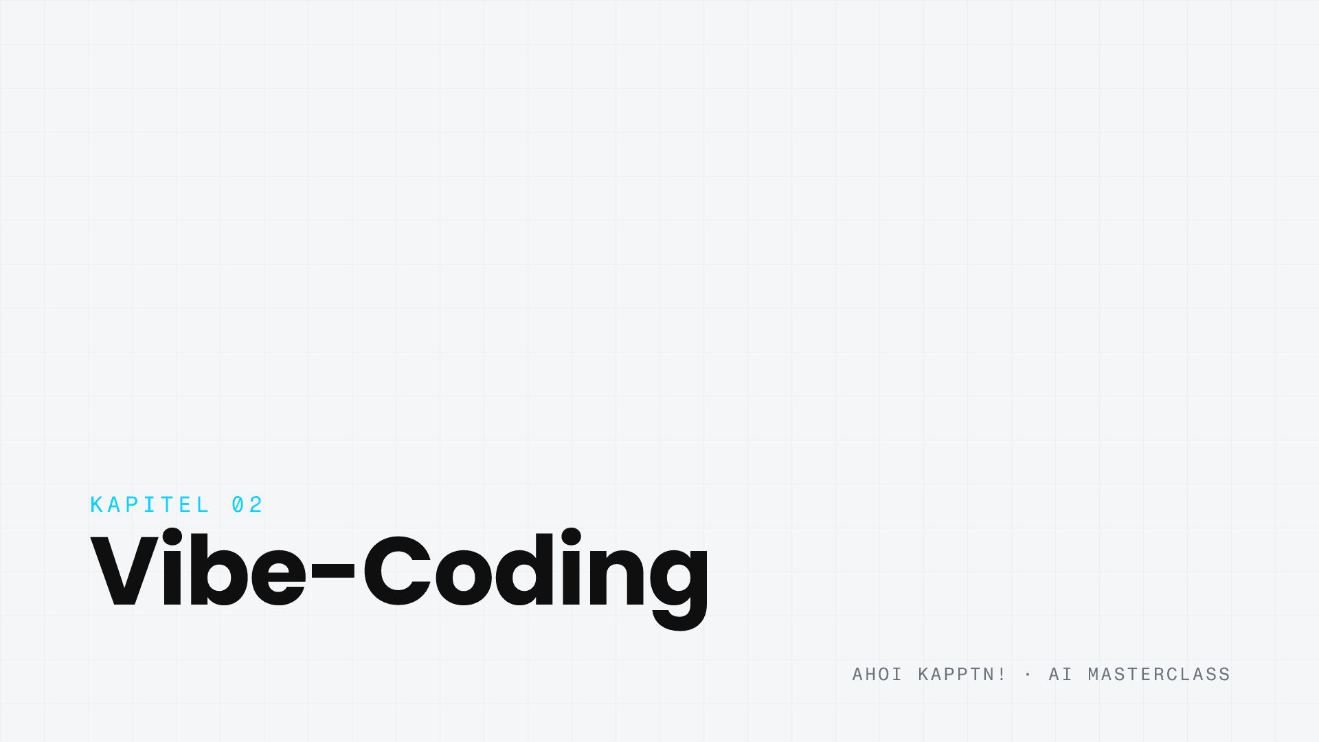 Titelbild Session 2: Vibe-Coding